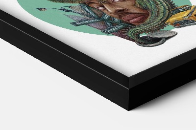 Tableau dans un cadre noir New York