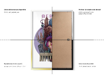 Tableau dans un cadre noir Berlin