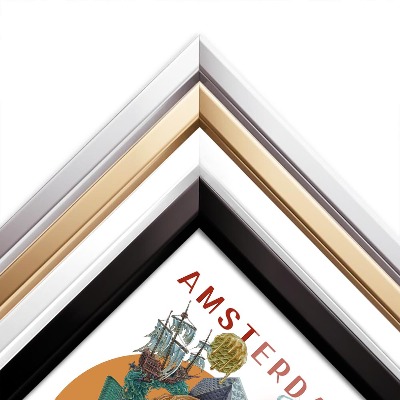 Tableau dans un cadre noir Amsterdam