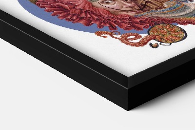 Tableau dans un cadre noir Barcelone