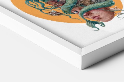 Tableau dans un cadre blanc Varsovie