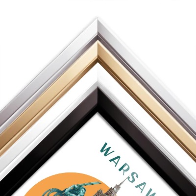 Tableau dans un cadre blanc Varsovie