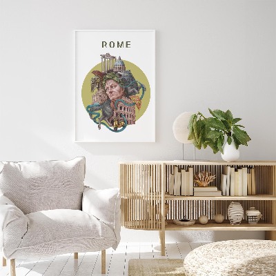 Tableau dans un cadre blanc Rome