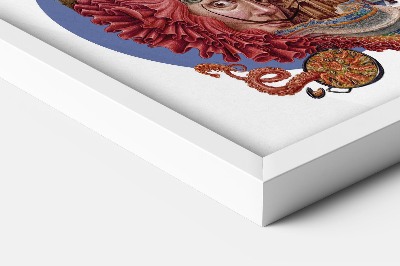 Tableau dans un cadre blanc Barcelone