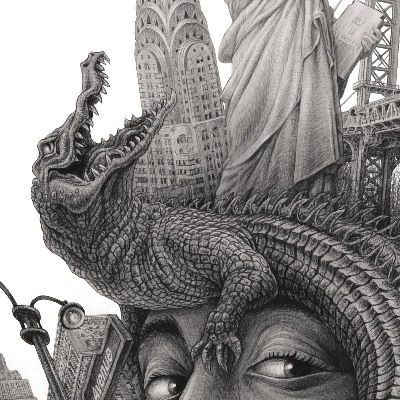 Tableau New York noir et blanc
