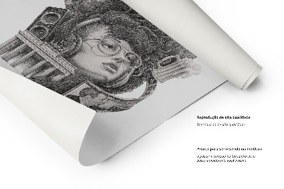 Tableau Berlin noir et blanc