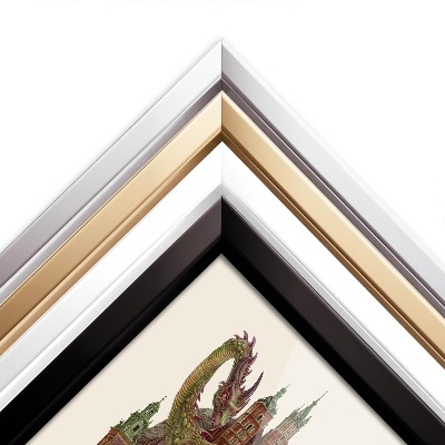 Tableau dans un cadre blanc Cracovie Vintage