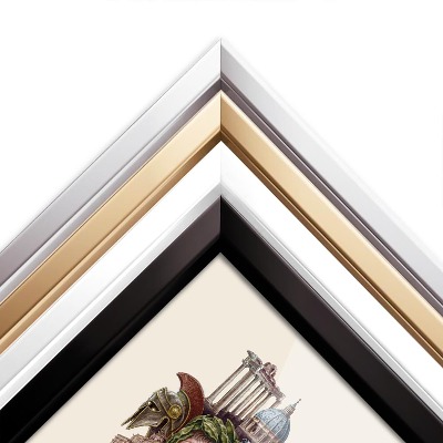 Tableau dans un cadre blanc Rome Vintage