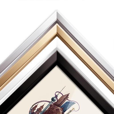 Tableau dans un cadre blanc Berlin Vintage