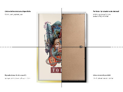 Tableau dans un cadre blanc Tokyo Vintage