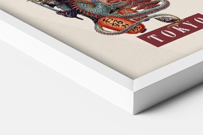 Tableau dans un cadre blanc Tokyo Vintage