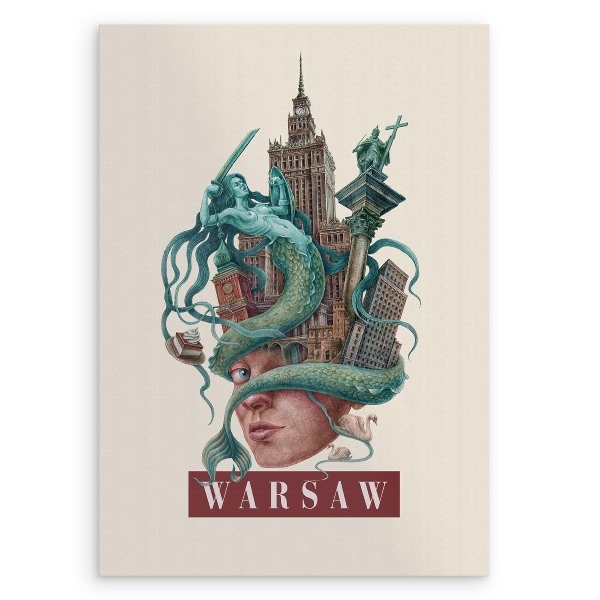 Tableau Varsovie Vintage