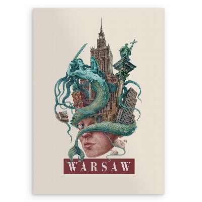 Tableau Varsovie Vintage