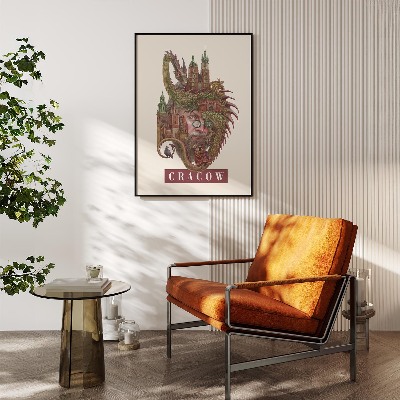 Tableau Cracovie Vintage