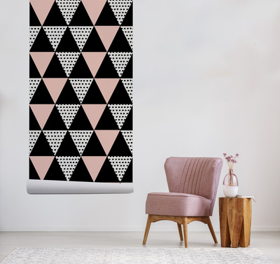 Tapisserie murale Triangles abstraits