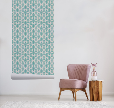 Tapisserie murale Feuilles Boho subtiles