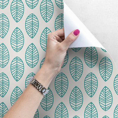 Tapisserie murale Feuilles Boho subtiles