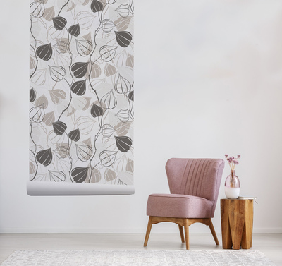 Tapisserie murale Gris Classique