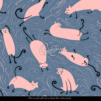 Papier peint Farces de chat