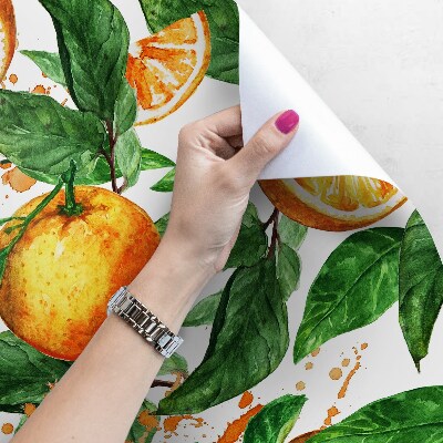 Papier peint adhésif Oranges juteuses