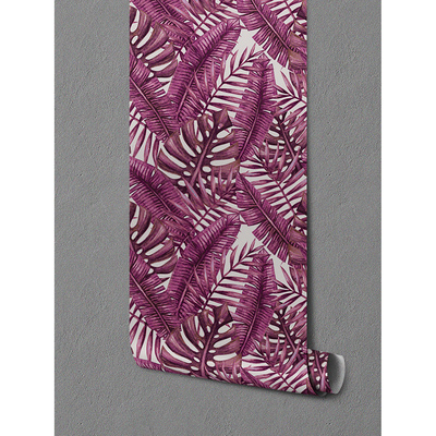 Papier peint adhésif L'exotisme en rose