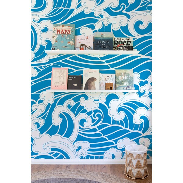 Tapisserie panoramique Des vagues fabuleuses
