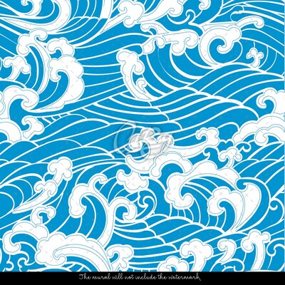 Tapisserie panoramique Des vagues fabuleuses
