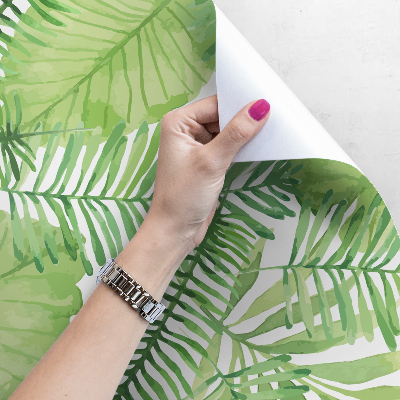 Papier peint panoramique Dans le fourré de feuilles vertes