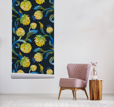 Papier peint adhésif Le charme des artichauts