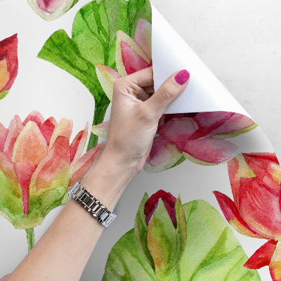 Tapisserie murale Douces fleurs de lotus