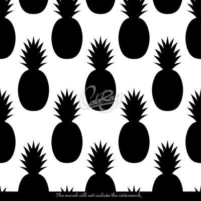 Tapisserie murale Fards à paupières ananas de créateur