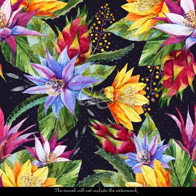Tapisserie murale Jardin de fleurs du paradis