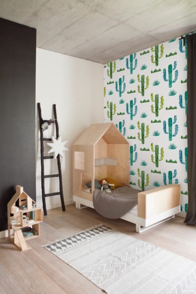 Papier peint Ferme de cactus