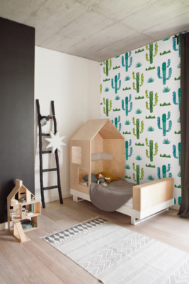 Papier peint Ferme de cactus