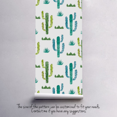 Papier peint Ferme de cactus