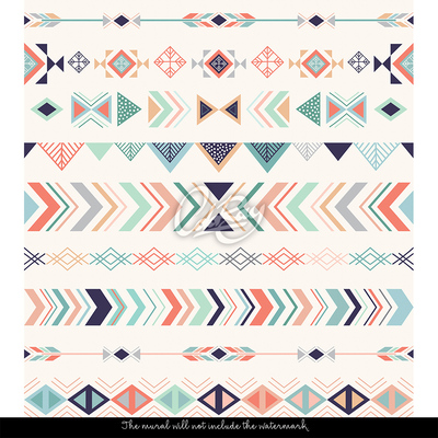 Papier peint Ethniquement et géométriquement