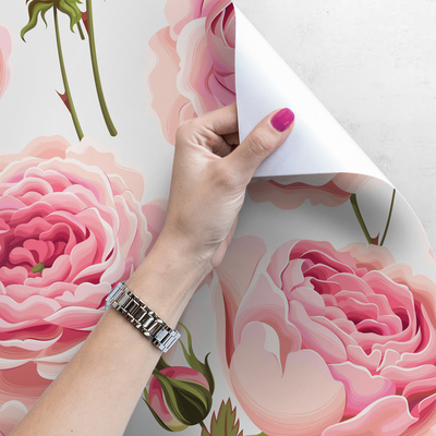 Papier peint Détendez-vous parmi les roses