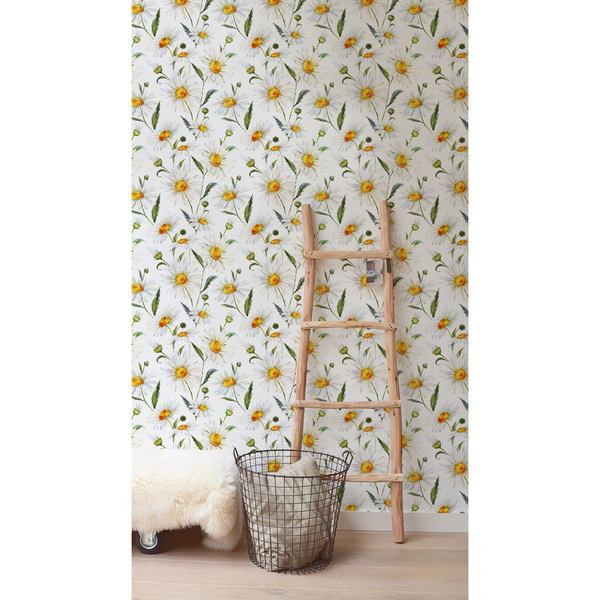 Papier peint Prairie de camomille