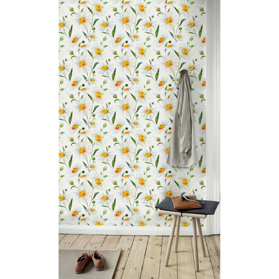 Papier peint Prairie de camomille