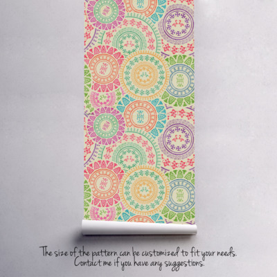 Tapisserie murale Dans le Kaléidoscope