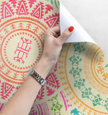 Tapisserie murale Dans le Kaléidoscope