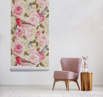 Papier peint adhésif Jardin de charme