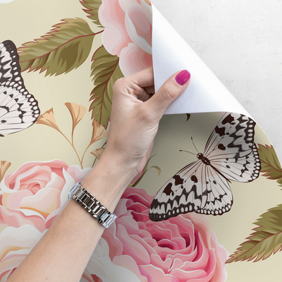 Papier peint adhésif Jardin de charme