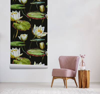 Tapisserie murale Fabuleuses fleurs de lotus