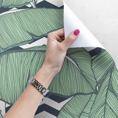 Tapisserie murale Le charme tropical du minimalisme