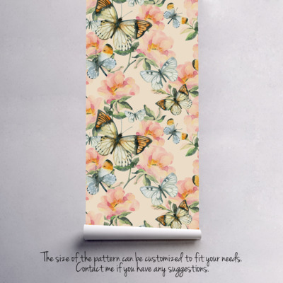 Papier peint Jardin des fées