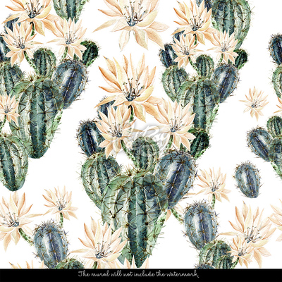Papier peint Il n'y a jamais assez de cactus