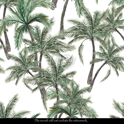 Papier peint Notre palmier est tombé