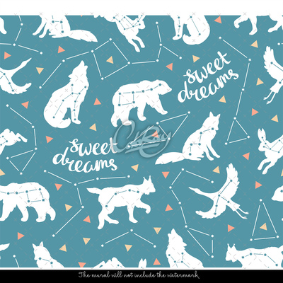 Papier peint Zoo spatial