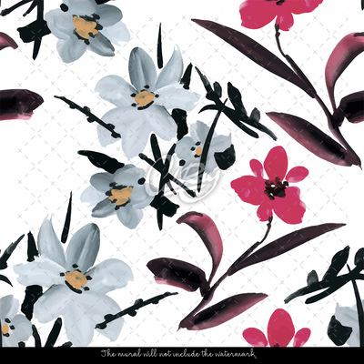 Papier peint Fleurs polonaises